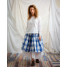 blouse 44907 JUDIT White cotton Ewa i Walla - 19