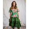 blouse 44897 KARIN Green flower print cotton Ewa i Walla - 17