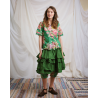 blouse 44897 KARIN Green flower print cotton Ewa i Walla - 18