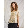 blouse 44895 RAKEL Cream embroidered voile Ewa i Walla - 5
