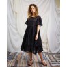 dress 55800 EKANTA Black tassel organdie Ewa i Walla - 13