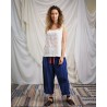 trouser 11389 BRENDA Blue linen Ewa i Walla - 14