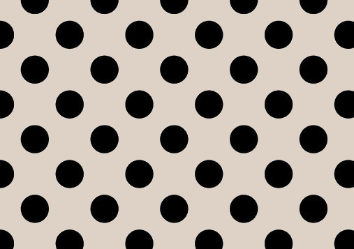 Beige with small black dots