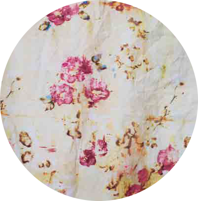 Fleurs jaunes et roses